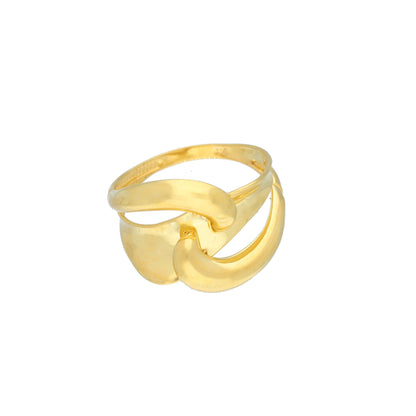 Gold Harmony Abstract Ring 21KT - FKJRN21KM11972
