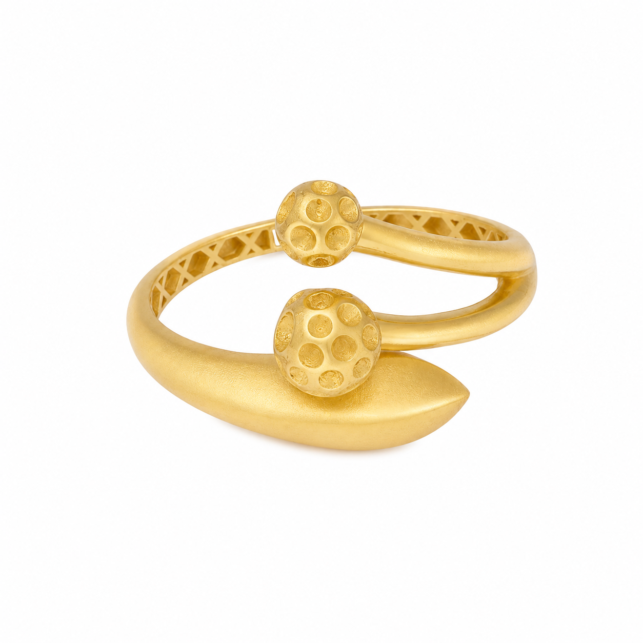 Gold Elegant Ring 21KT - FKJRN21KM12032
