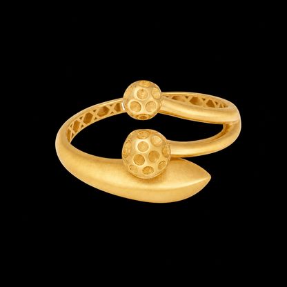Gold Elegant Ring 21KT - FKJRN21KM12032