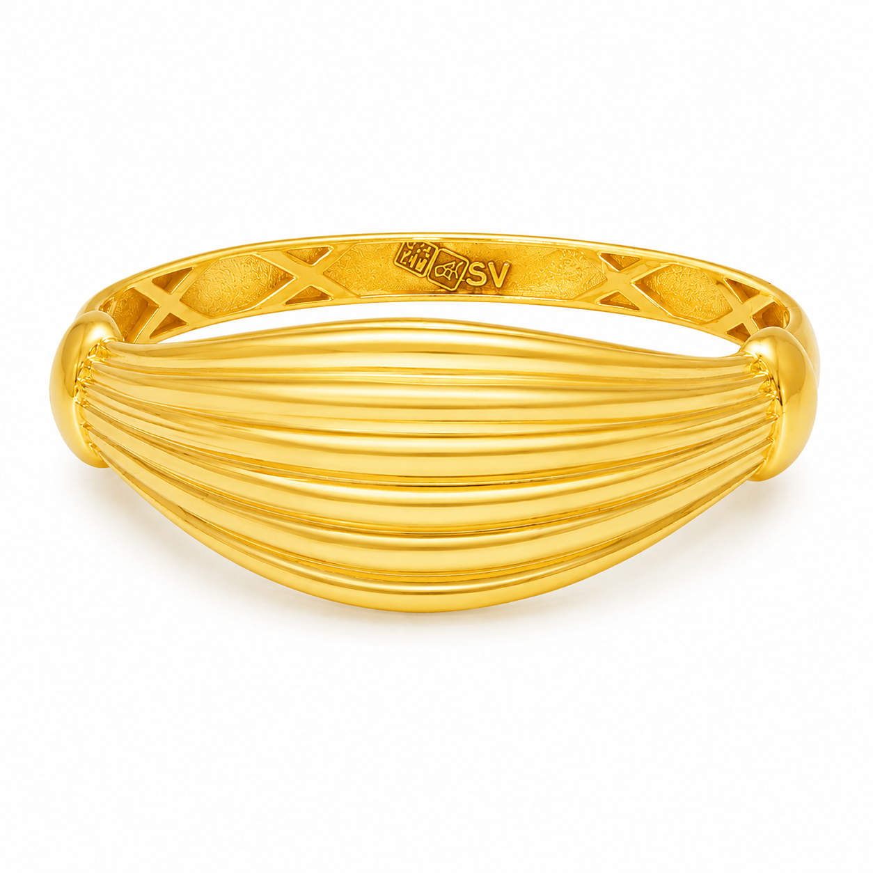 Gold Elegant Ring 21KT - FKJRN21KM12171
