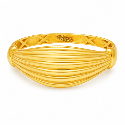 Gold Elegant Ring 21KT - FKJRN21KM12171