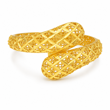 Gold Turkish Design Ring 21KT - FKJRN21KM12172