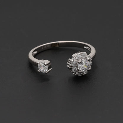 Sterling Silver 925 Twilight Spark Ring - FKJRNSL10726