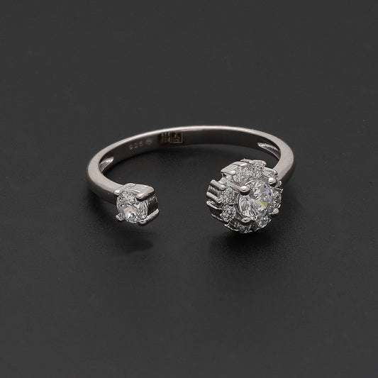 Sterling Silver 925 Twilight Spark Ring - FKJRNSL10726