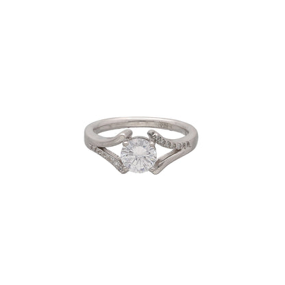 Sterling Silver 925 Celeste Solitaire Ring - FKJRNSL10785