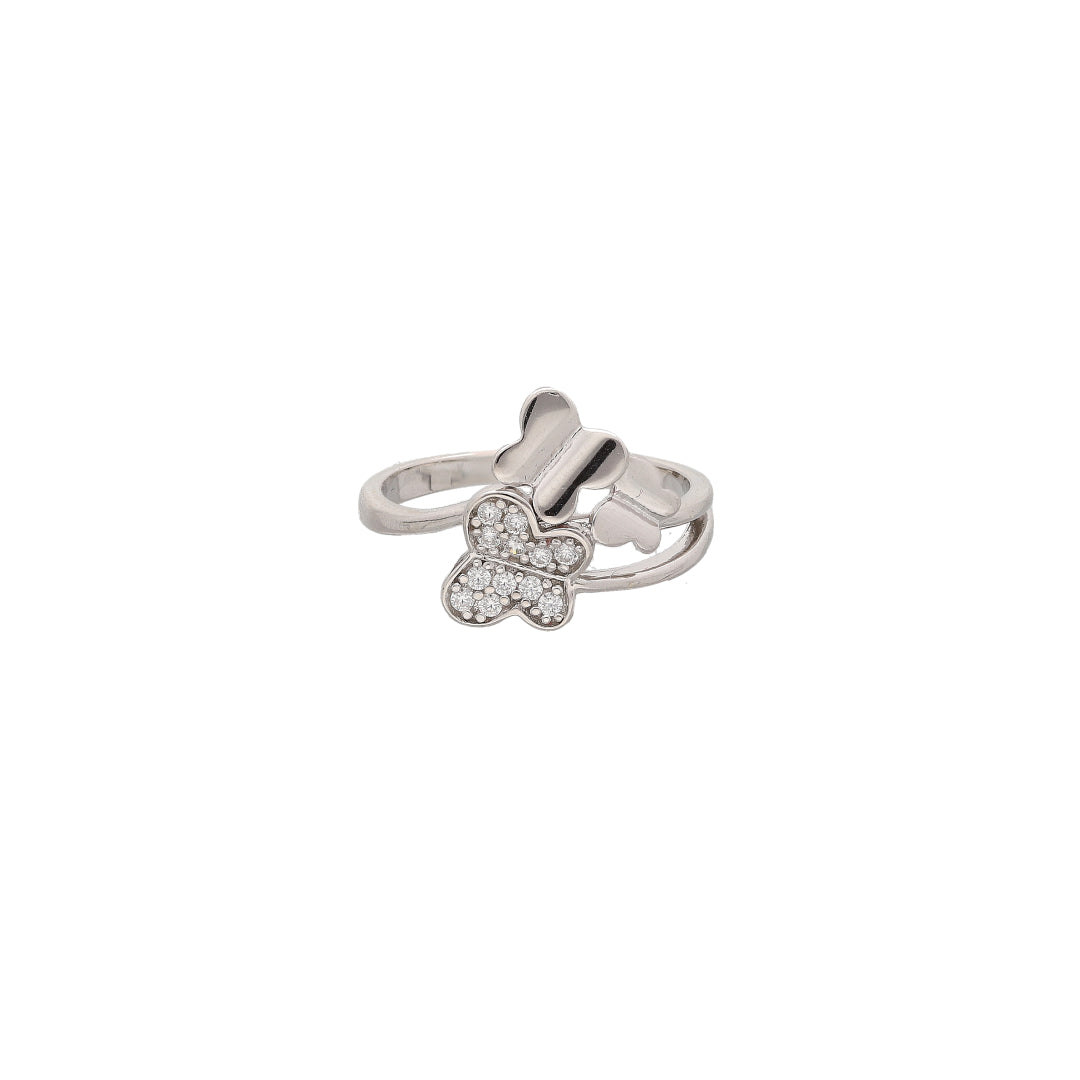 Sterling Silver 925 Butterfly Ring - FKJRNSL10789