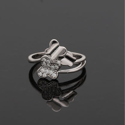 Sterling Silver 925 Butterfly Ring - FKJRNSL10789