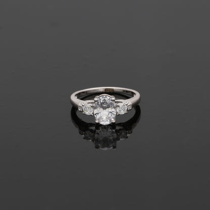 Sterling Silver 925 Elegant Promise Ring - FKJRNSL10795