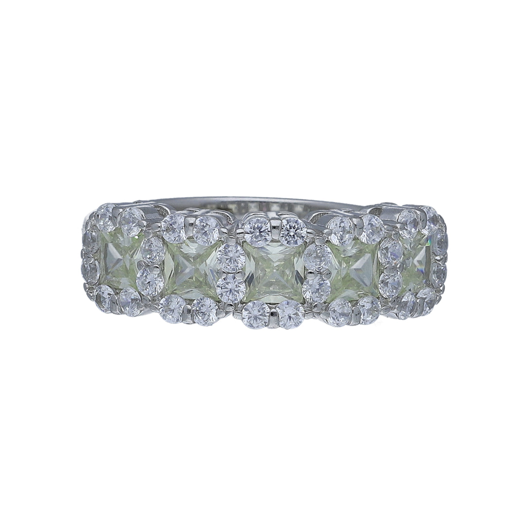 Sterling Silver 925 Statement Band Ring - FKJRNSL11010