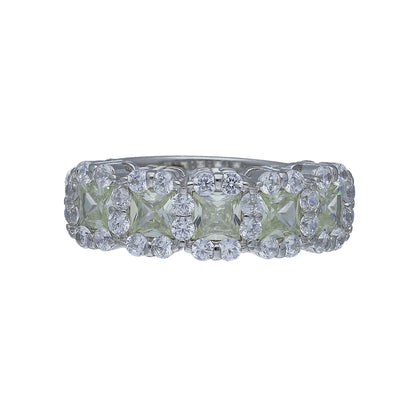 Sterling Silver 925 Statement Band Ring - FKJRNSL11010