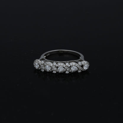 Sterling Silver 925 Trendy Ring - FKJRNSL11047
