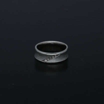 Sterling Silver 925 Wide Band Ring - FKJRNSL11080