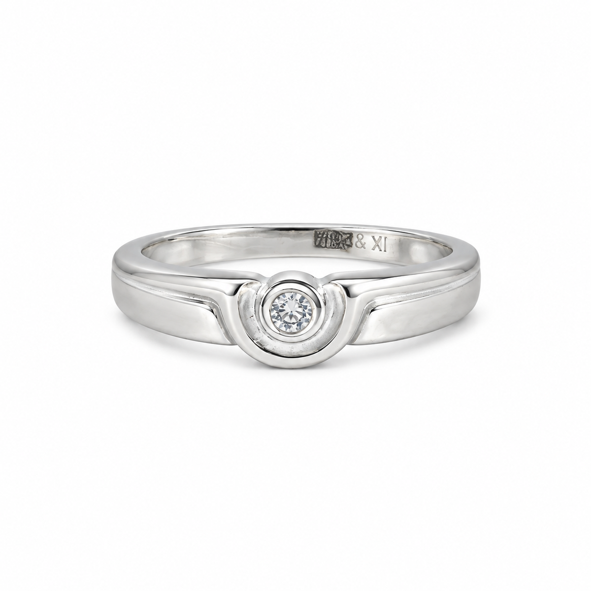 Sterling Silver 925 Promise Ring - FKJRNSLM12303