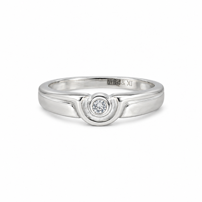 Sterling Silver 925 Promise Ring - FKJRNSLM12303