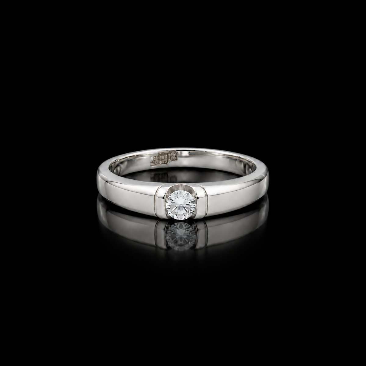 Sterling Silver 925 Promise Ring - FKJRNSLM12304