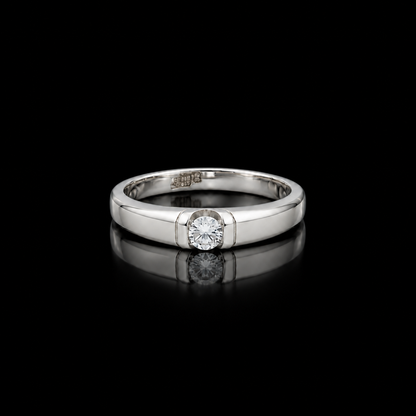 Sterling Silver 925 Promise Ring - FKJRNSLM12304