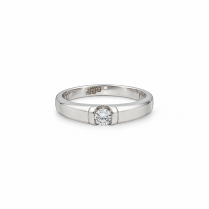 Sterling Silver 925 Promise Ring - FKJRNSLM12304