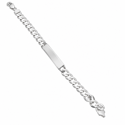 Sterling Silver 925 Curb Link Bracelet - FKJBRLSLM12327