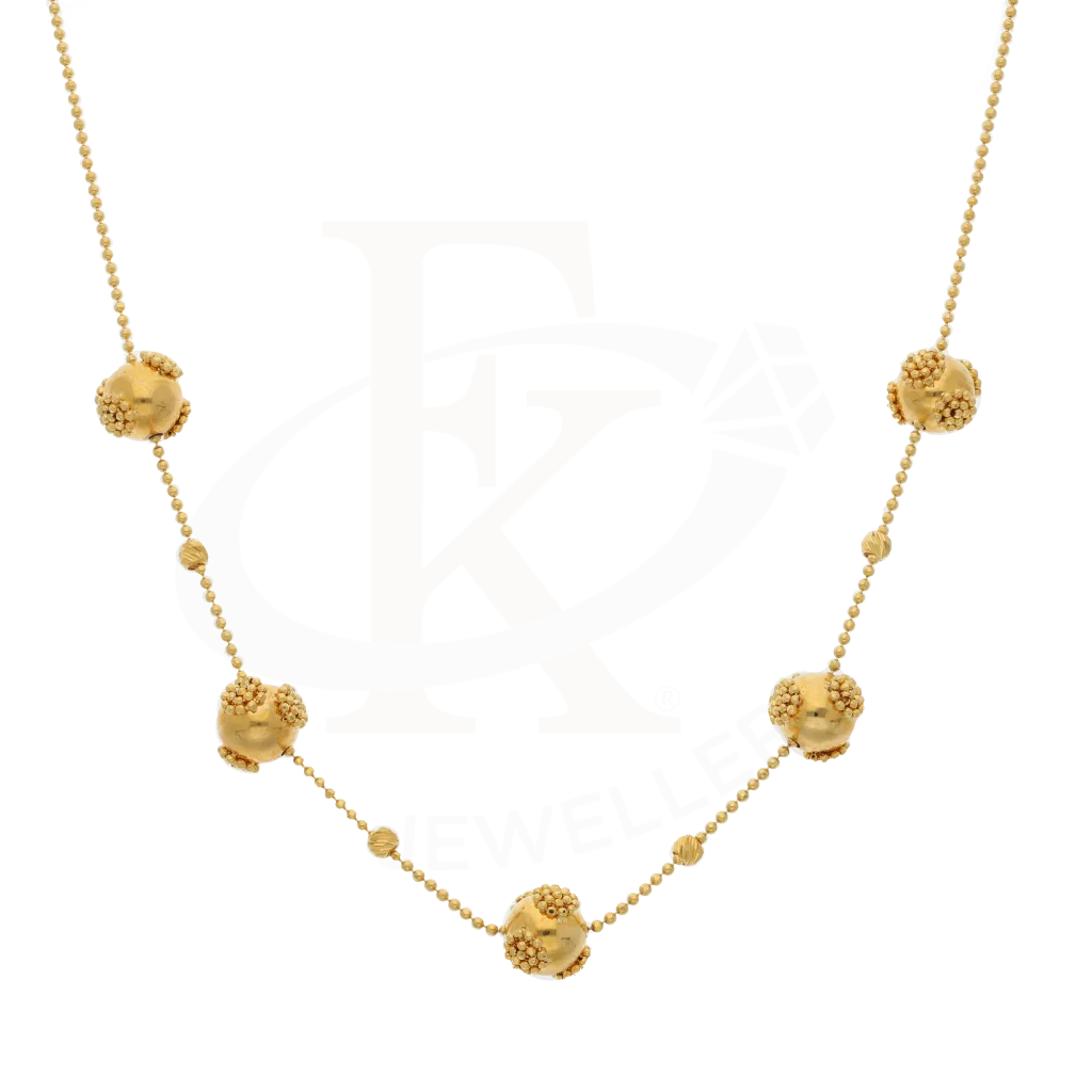 Classy Gold Necklace 21Kt - Fkjnkl21K7745 Necklaces