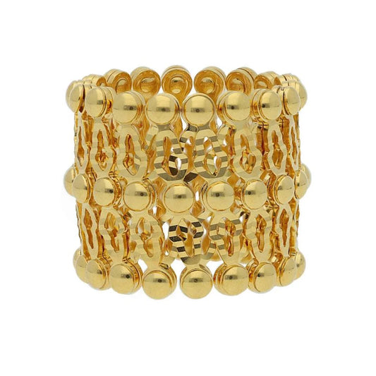 Convertible 2-In-One Ring And Bangle In 18Kt Gold - Fkjrn2091 Rings