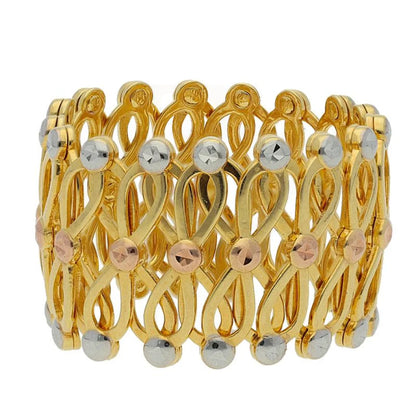 Convertible 2-In-One Ring And Bangle In 18Kt Gold - Fkjrn2094 Rings