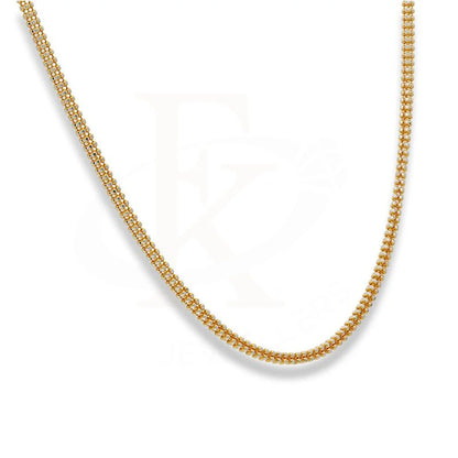 Dual Tone Gold 20 Inches Beads Chain In 22Kt - Fkjcn22K2161 Chains