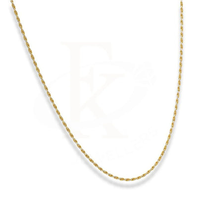 Dual Tone Gold 20 Inches Rope Chain In 22Kt - Fkjcn22K2158 Chains