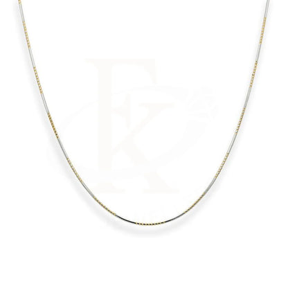 Dual Tone Gold 20 Inches Snake Chain In 22Kt - Fkjcn22K2201 Chains