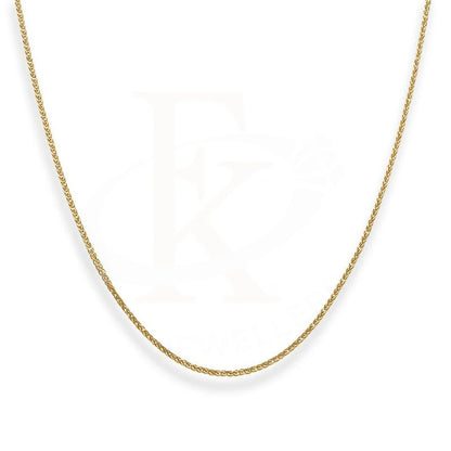 Dual Tone Gold 20 Inches Wheat Chain In 22Kt - Fkjcn22K2204 Chains