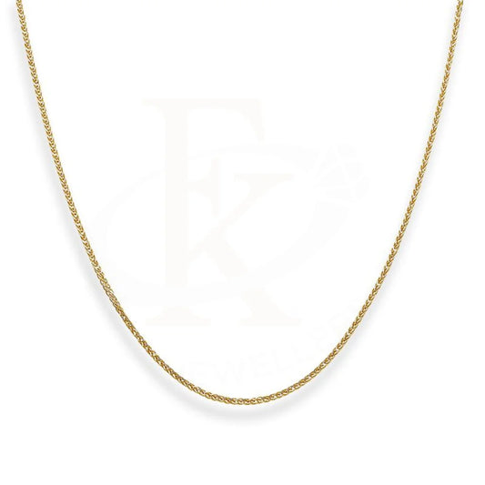 Dual Tone Gold 20 Inches Wheat Chain In 22Kt - Fkjcn22K2204 Chains