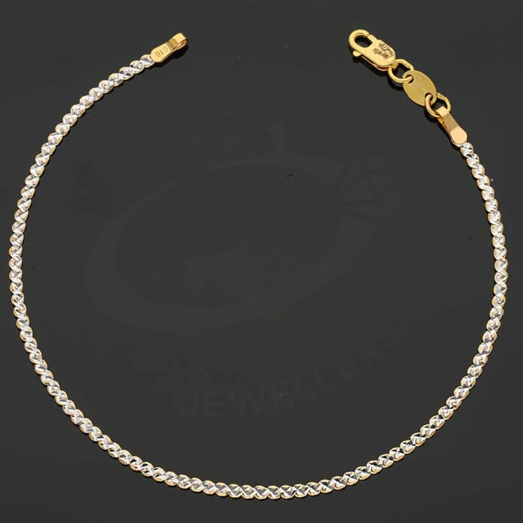 Dual Tone Gold Bracelet 22Kt - Fkjbrl22K2724 Bracelets