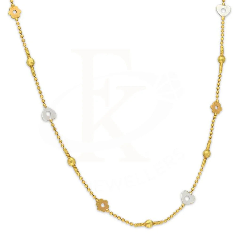 Dual Tone Gold Charm Necklace 18Kt - Fkjnkl18K3048 Necklaces