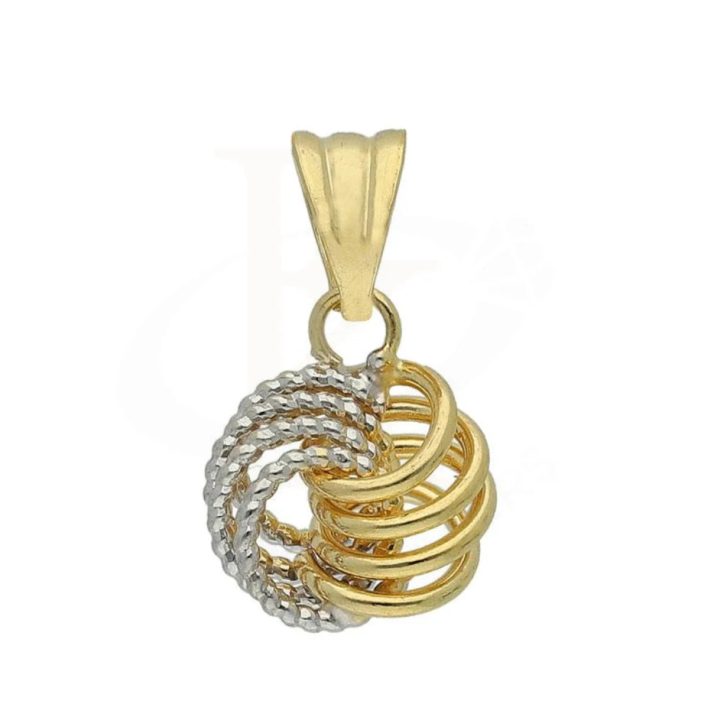 Dual Tone Gold Pendant 18Kt - Fkjpnd18K2698 Pendants