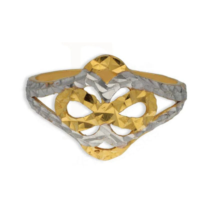 Dual Tone Gold Ring 22Kt - Fkjrn22K3722 Rings