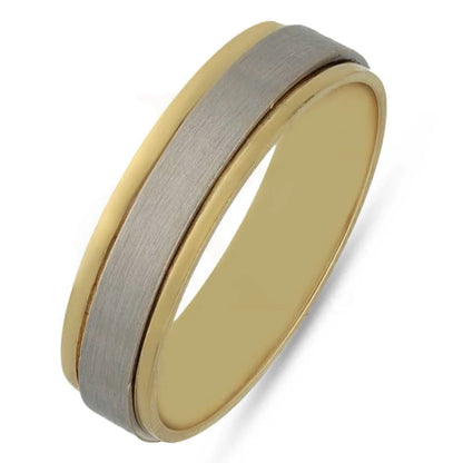 Dual Tone Gold Wedding Band Ring 18Kt - Fkjrn18K3809 Rings