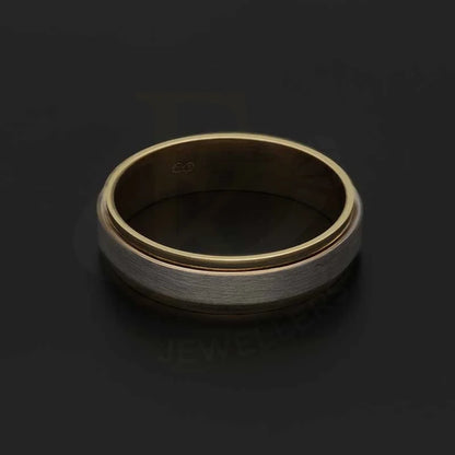 Dual Tone Gold Wedding Band Ring 18Kt - Fkjrn18K3809 Rings