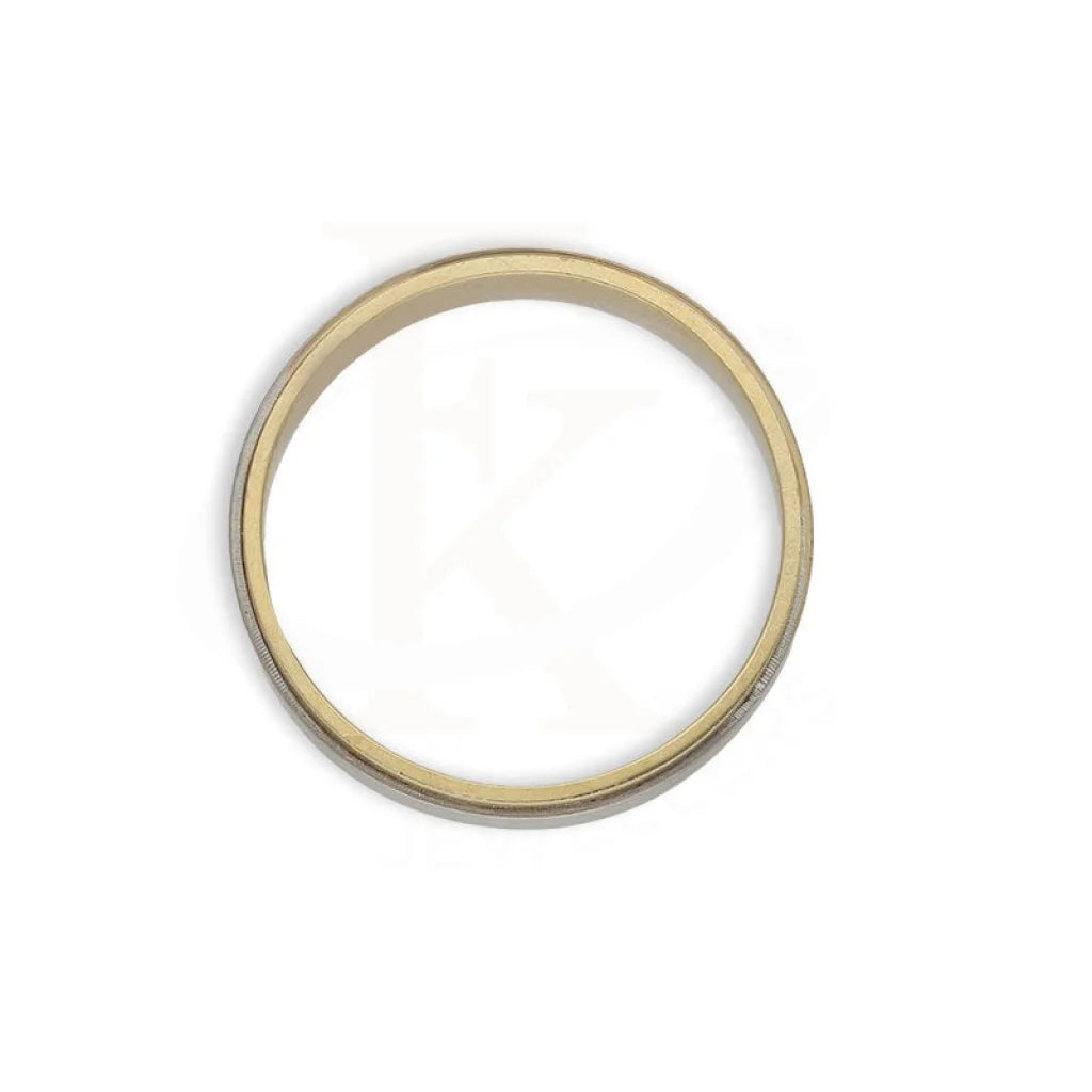 Dual Tone Gold Wedding Band Ring 18Kt - Fkjrn18K3809 Rings