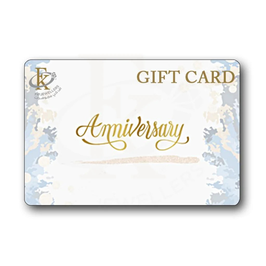 Fk Jewellers Anniversary Gift Card - Fkjgift8002 10.00 Kwd