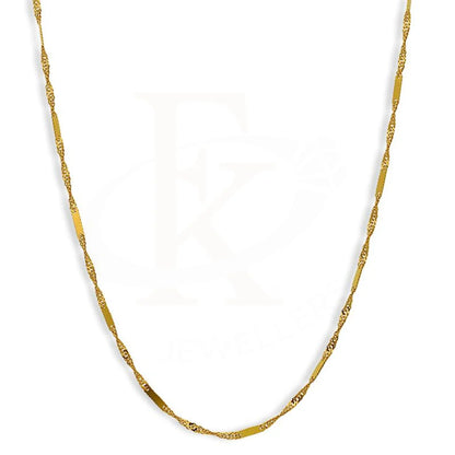 Gold 18 Inches Chain 21Kt - Fkjcn21K2412 Chains