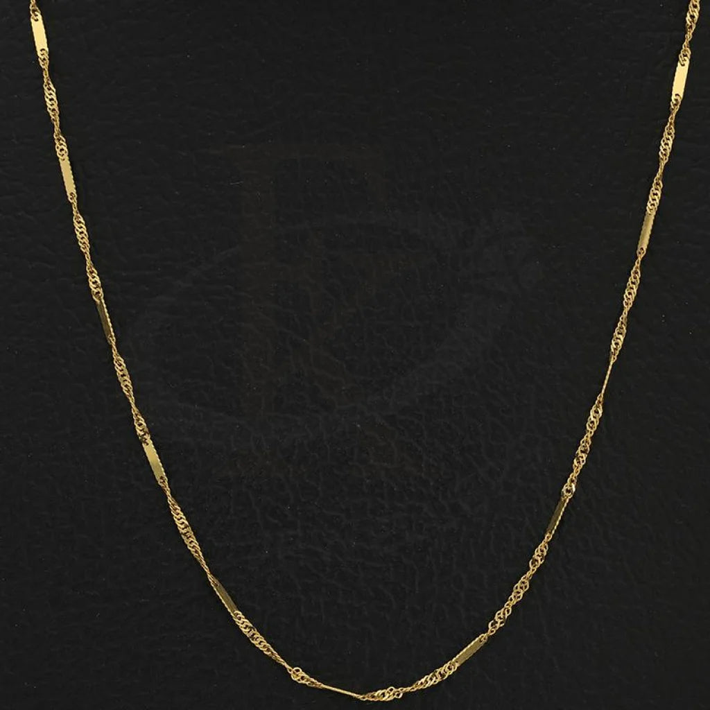 Gold 18 Inches Chain 21Kt - Fkjcn21K2412 Chains