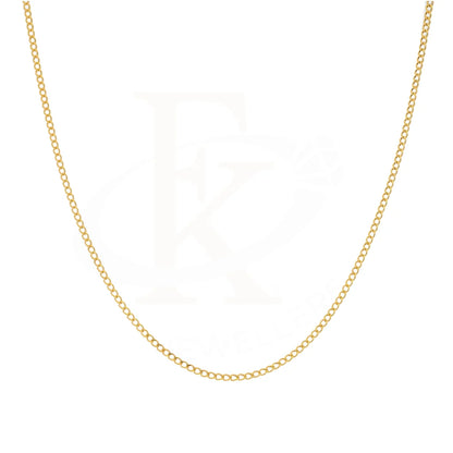 Gold 18 Inches Curb Chain 18Kt - Fkjcn18K8339 Chains