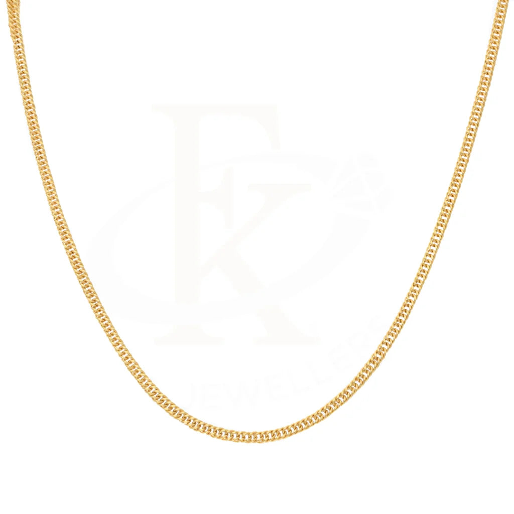 Gold 18 Inches Curb Chain 18Kt - Fkjcn18K8340 Chains