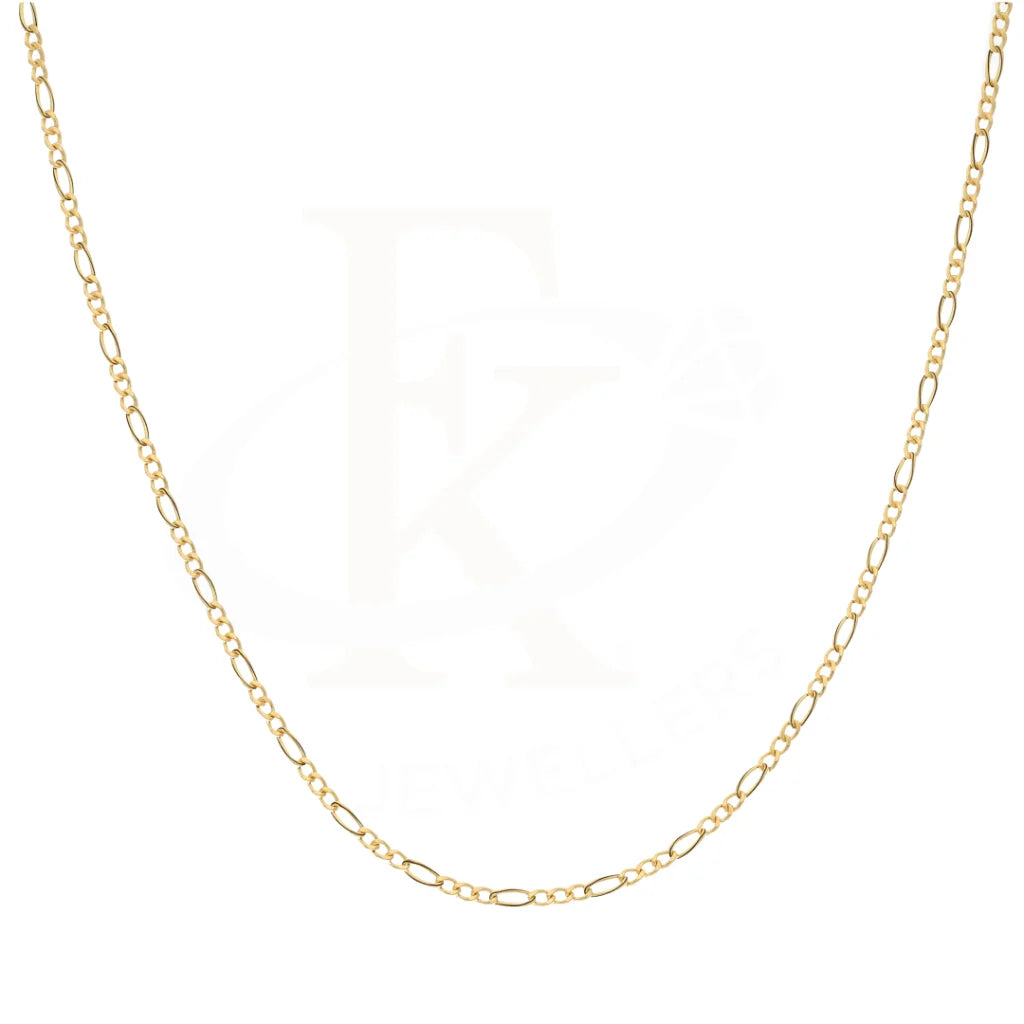 Gold 18 Inches Figaro Chain 18Kt - Fkjcn18K8331 Chains