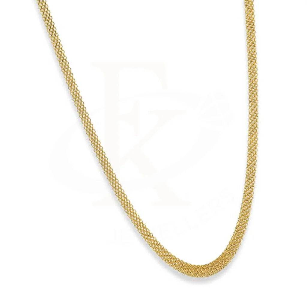 Gold 18 Inches Flat Chain 18Kt - Fkjcn18K2474 Chains