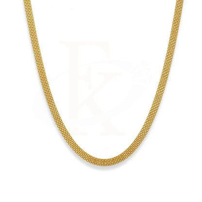 Gold 18 Inches Flat Chain 18Kt - Fkjcn18K2474 Chains