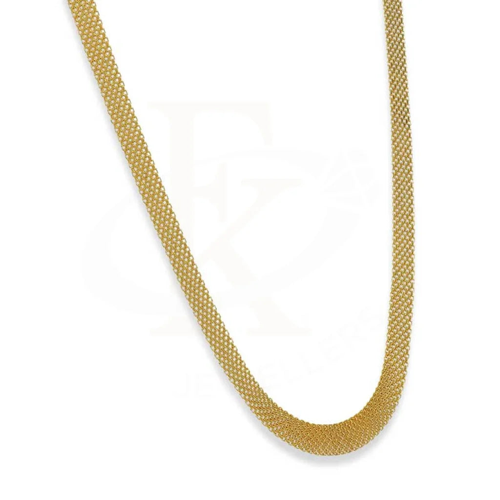 Gold 18 Inches Flat Chain 18Kt - Fkjcn18K2475 Chains