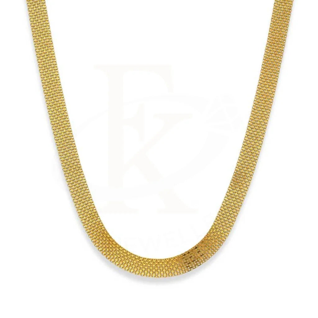 Gold 18 Inches Flat Chain 18Kt - Fkjcn18K2475 Chains