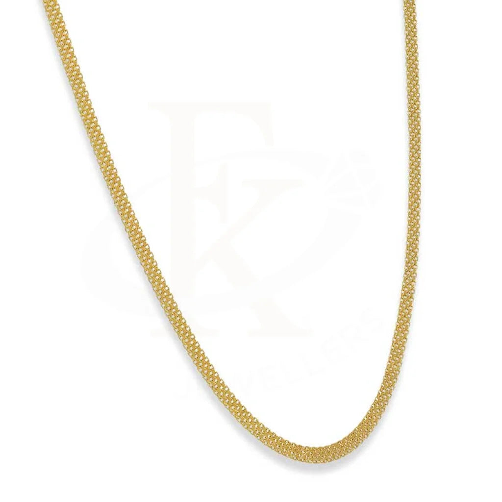 Gold 18 Inches Flat Chain 18Kt - Fkjcn18K2478 Chains