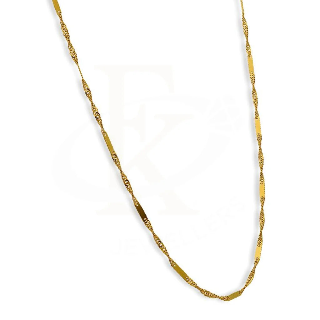 Gold 20 Inches Chain 21Kt - Fkjcn21K2413 Chains