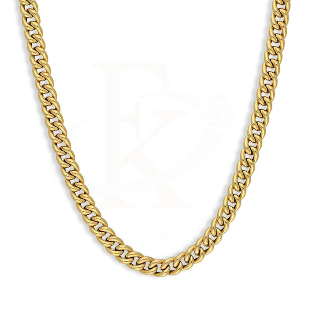 Gold 20 Inches Curb Chain 18Kt - Fkjcn18K2492 Chains